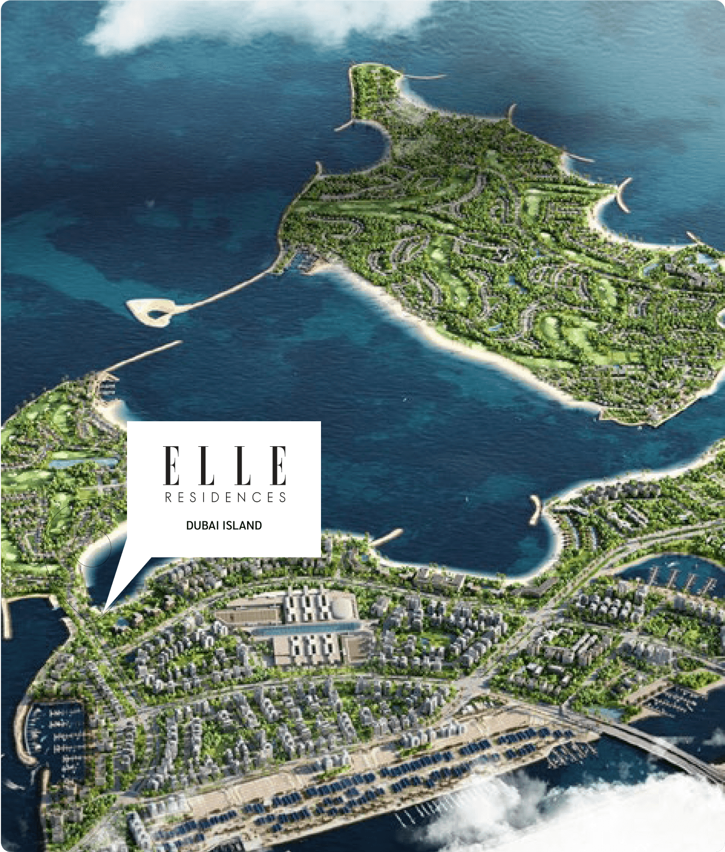 Dubai Island Location